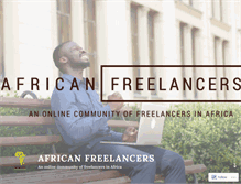 Tablet Screenshot of africanfreelancers.com